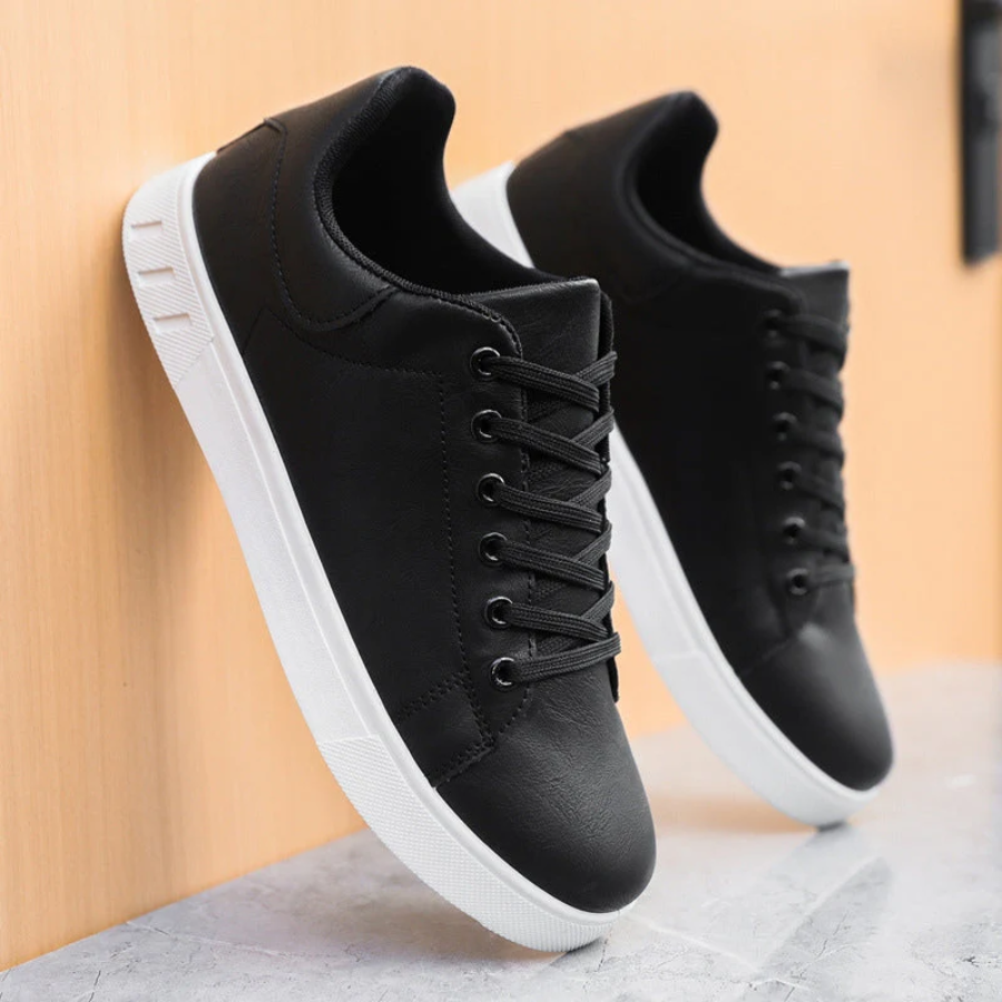 Baskets en Cuir Élégantes pour Homme – Chaussures Décontractées à Lacets