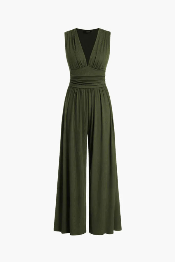 Combinaison Femme Élégante Moderne - Col Découpe V Chic