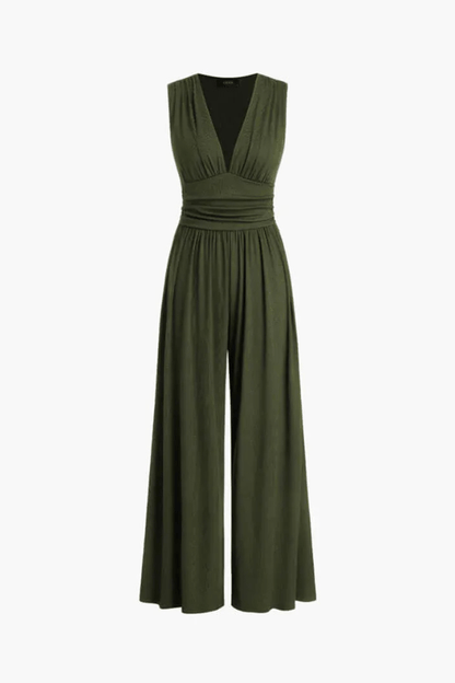 Combinaison Femme Élégante Moderne - Col Découpe V Chic