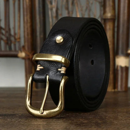 Ares Classic Handmade Leather Belt – Durable Premium Style for Casual and Formal Wear