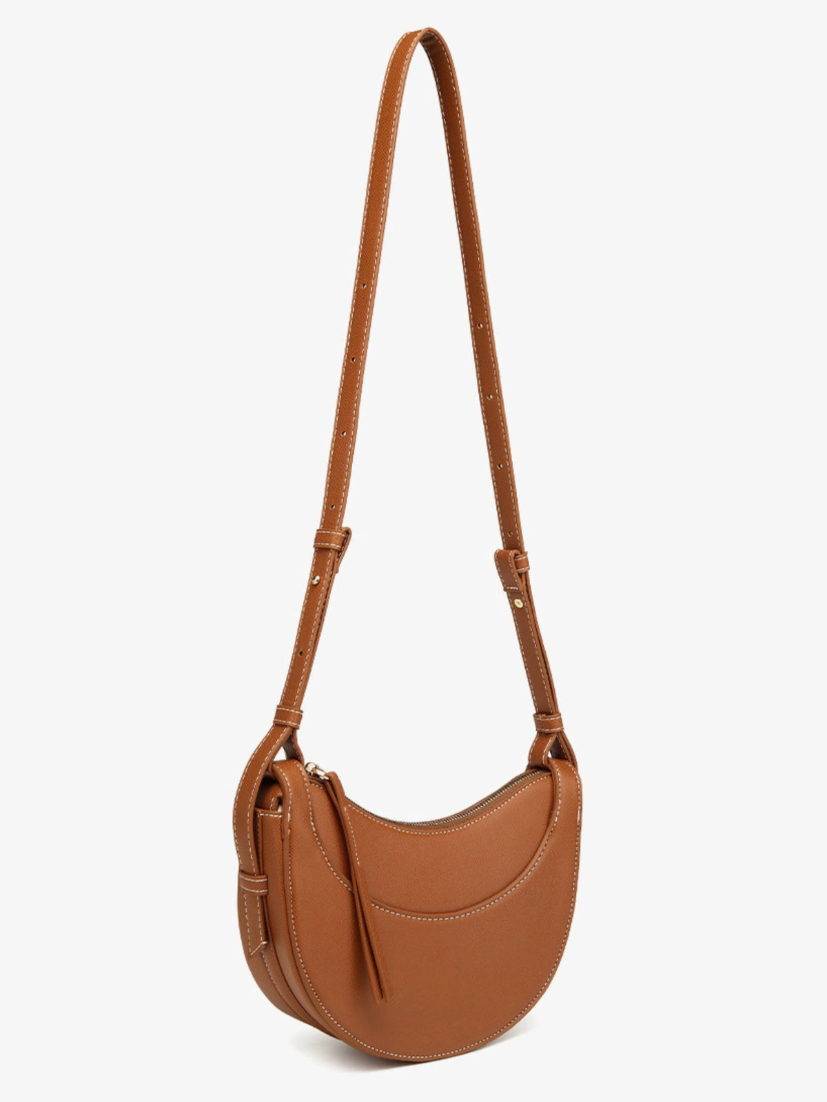Sac bandouliere courbe femme avec pampille - Pratique et elegant