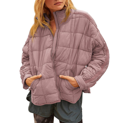Veste matelassée légère zippée pour femme