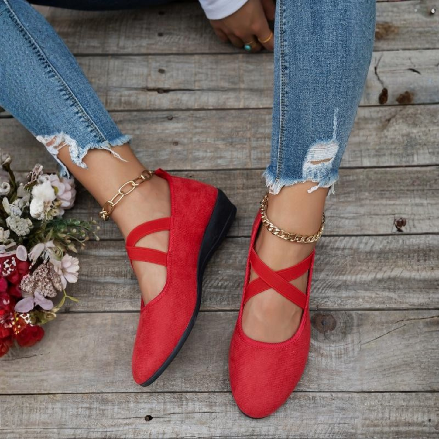 Closed-heel women's ballet flats – Elegant and comfortable flat shoes