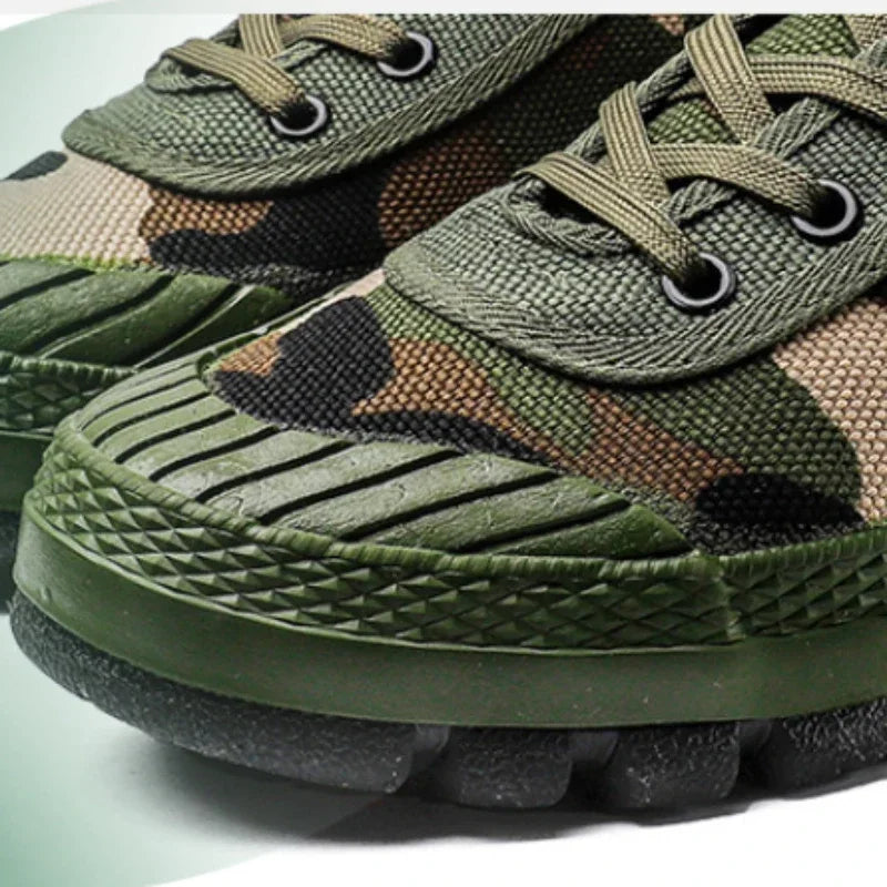 Baskets tout-terrain camouflage pour femmes – Style sportif décontracté pour l'extérieur