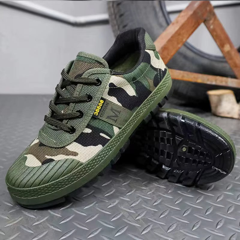Baskets tout-terrain camouflage pour femmes – Style sportif décontracté pour l'extérieur