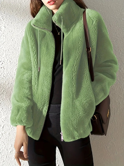 Veste Polaire Femme Douce – Style Décontracté Chaud pour le Quotidien