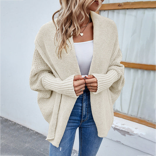 Gilet en maille ample pour femme