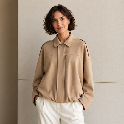 Giacca bomber oversize da donna - Casual chic e facile da indossare