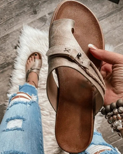 Sandalias de mujer confort con suela flexible - Prácticas y veraniegas