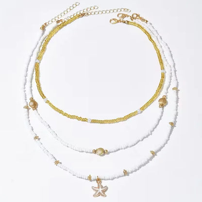 Collier coquillage et etoile - Delicat et estival