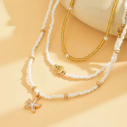 Collier coquillage et etoile - Delicat et estival