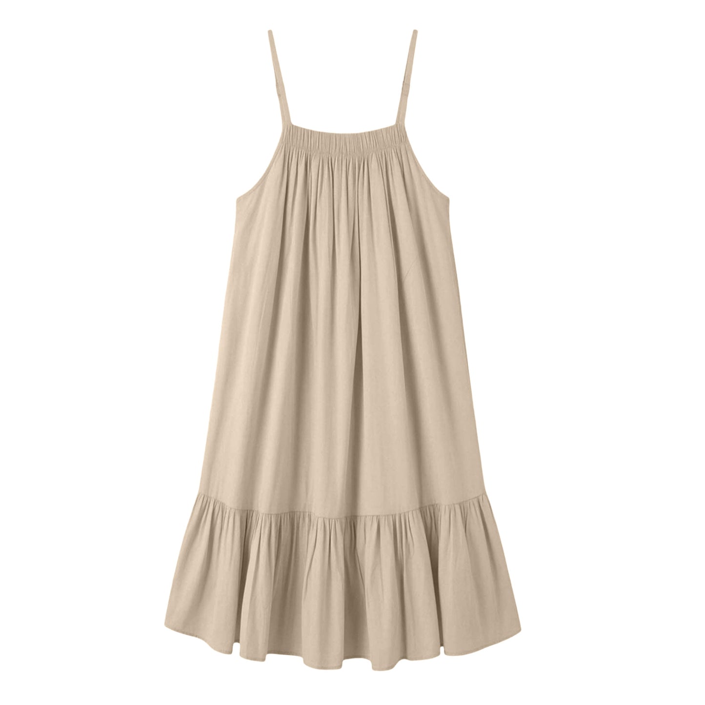 Light and flowy women's spaghetti strap dress for summer