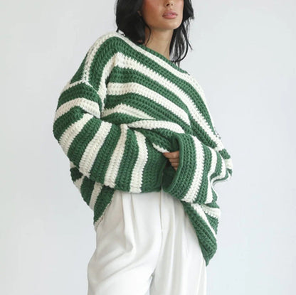 Women's soft wool-effect sweater - Comfortable and cozy