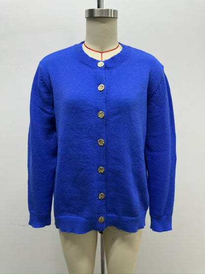 Cardigan femme boutonné en maille – Doux et polyvalent