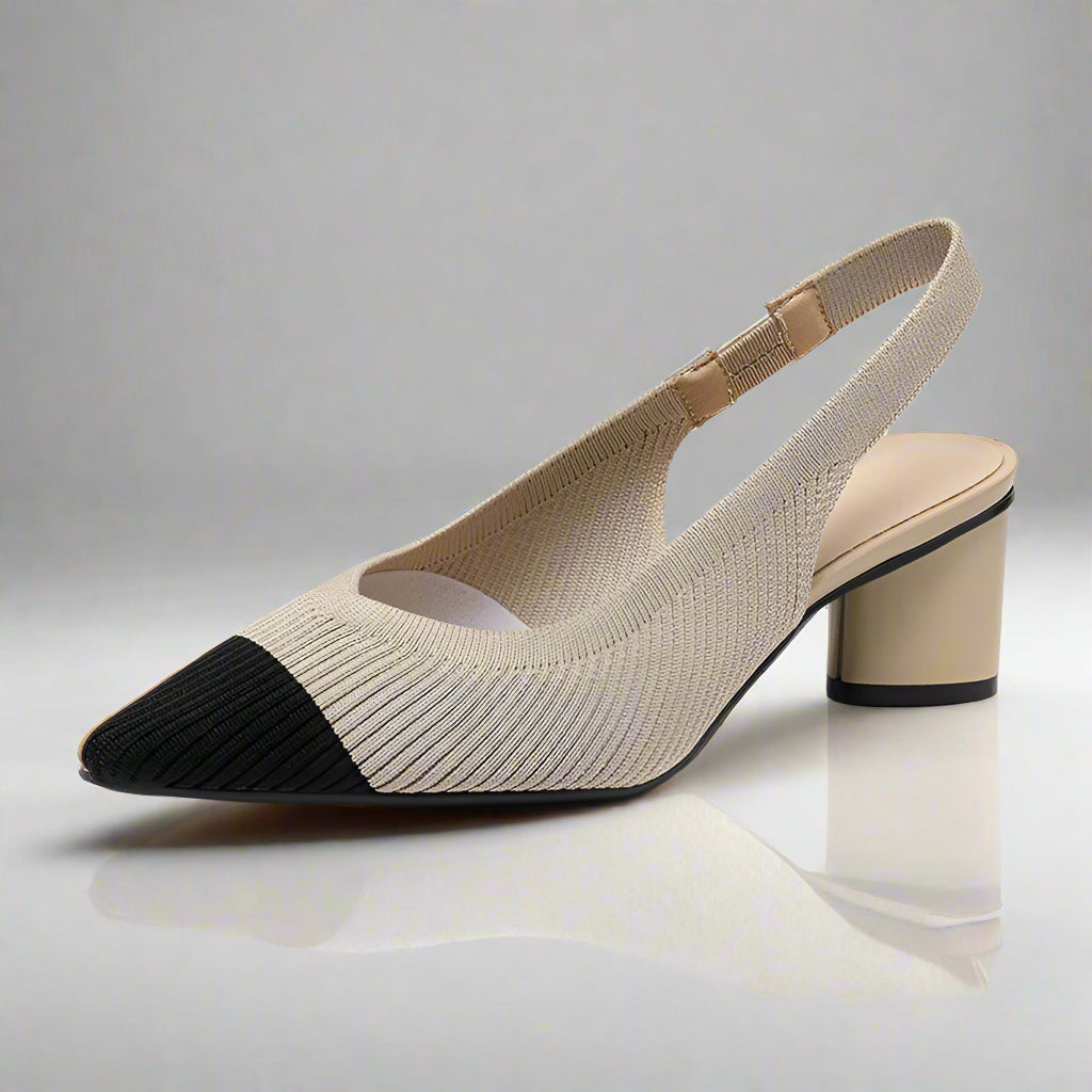 Chaussures femme à bout pointu – Talon carré stable et chic