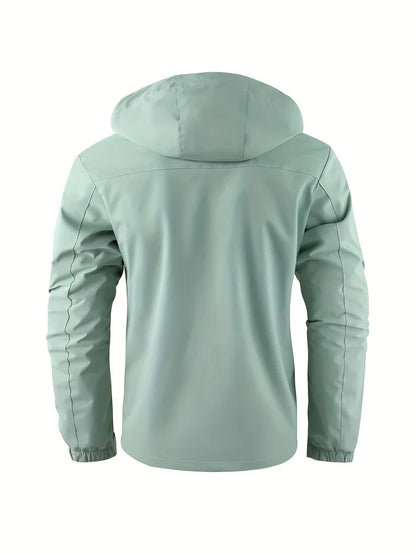 Veste Hivernale Imperméable à Capuche Hommes – Coupe-Vent Isolante Cargo veste