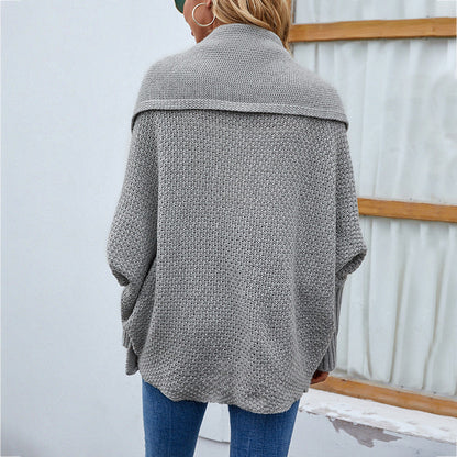 Gilet en maille ample pour femme