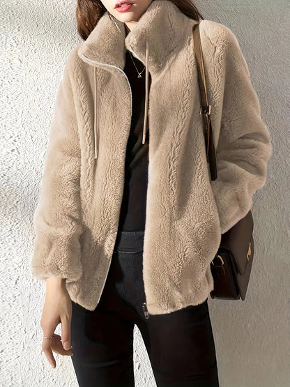 Veste Polaire Femme Douce – Style Décontracté Chaud pour le Quotidien