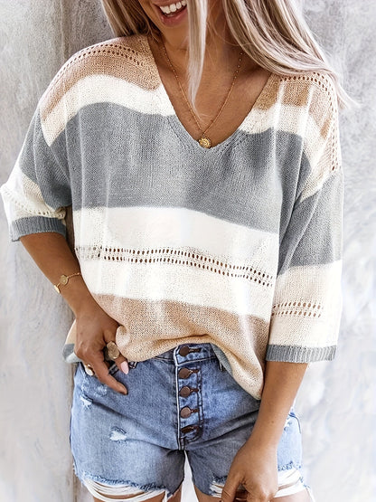 Pull Femme en Maille Fine – Style Doux Léger Élégant au Quotidien
