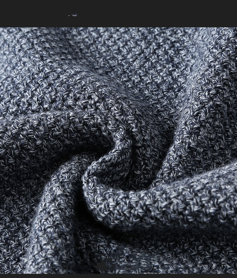 Pull ras du cou à rayures pour homme – Tricot confortable et élégant