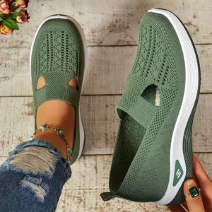 Zapatos confort mujer slip-on – Transpirables con suela ligera para uso diario