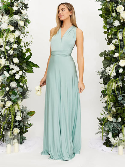 Robe longue convertible femme – Robe élégante multi-positions