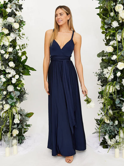 Robe longue convertible femme – Robe élégante multi-positions