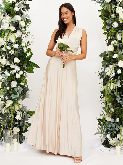 Robe longue convertible femme – Robe élégante multi-positions