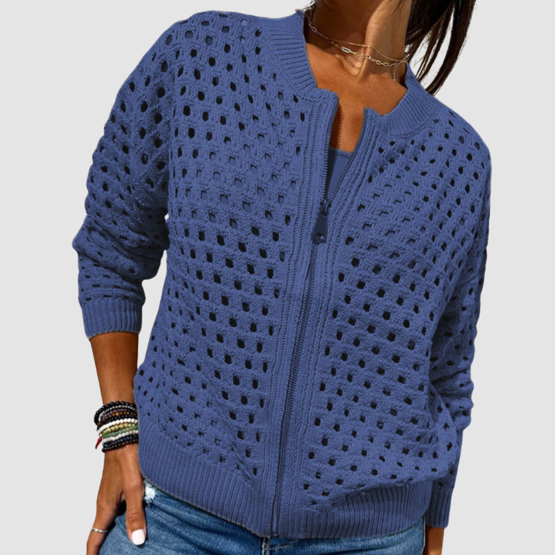 Cardigan Maille Premium Femme Luxe – Style Doux Élégant et Polyvalent.