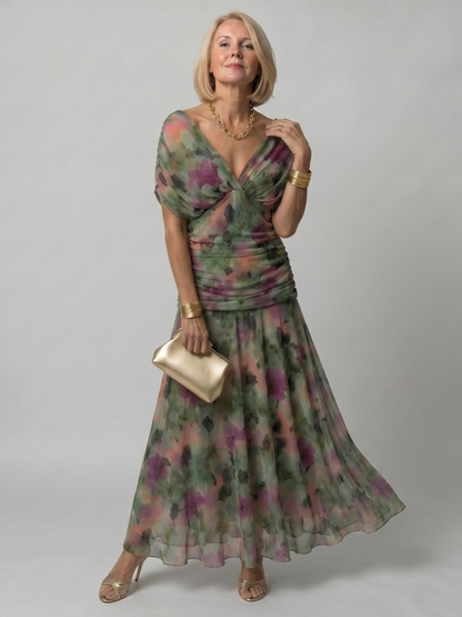 Robe midi femme epaules denudees - Fluide et romantique