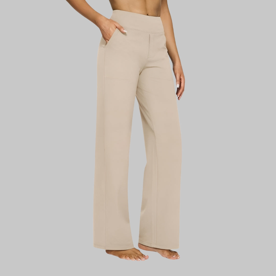 Pantalon de Yoga Doux et Élégant Femme – Activewear Taille Haute