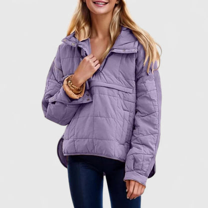 Veste Femme Oversize Puffer Imperméable Chaude Élégante
