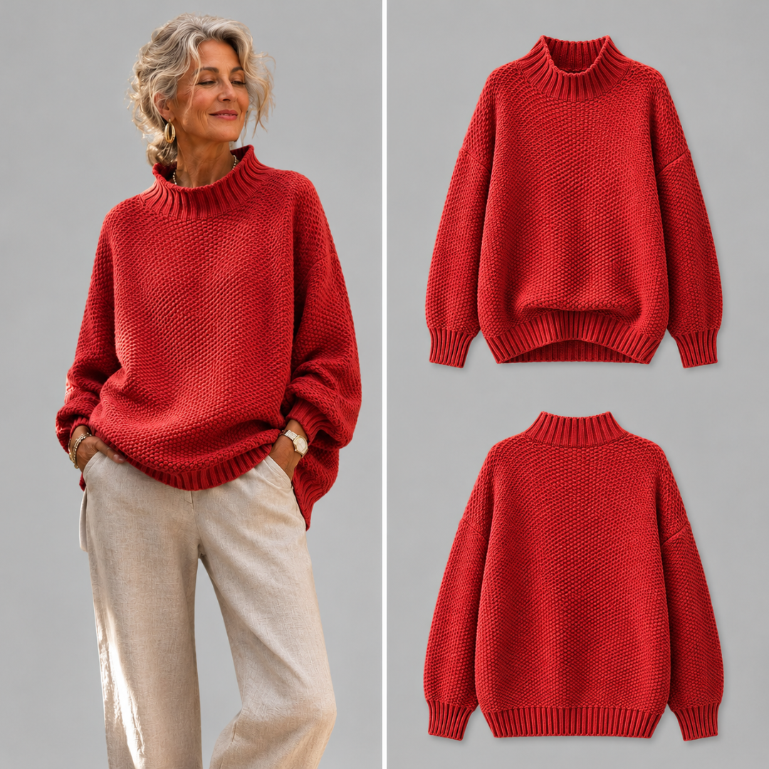 Ilse casual knit sweater - Soft and comfortable