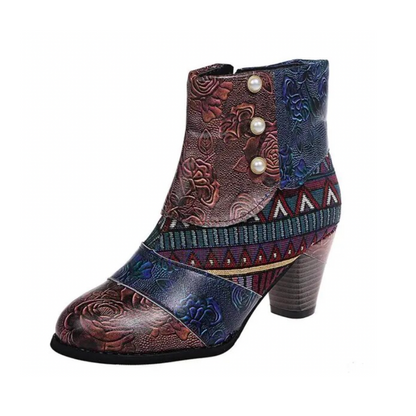 Bottines imperméables avec fermeture éclair