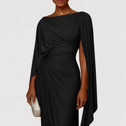 Long pleated women's dress - Flowing and elegant