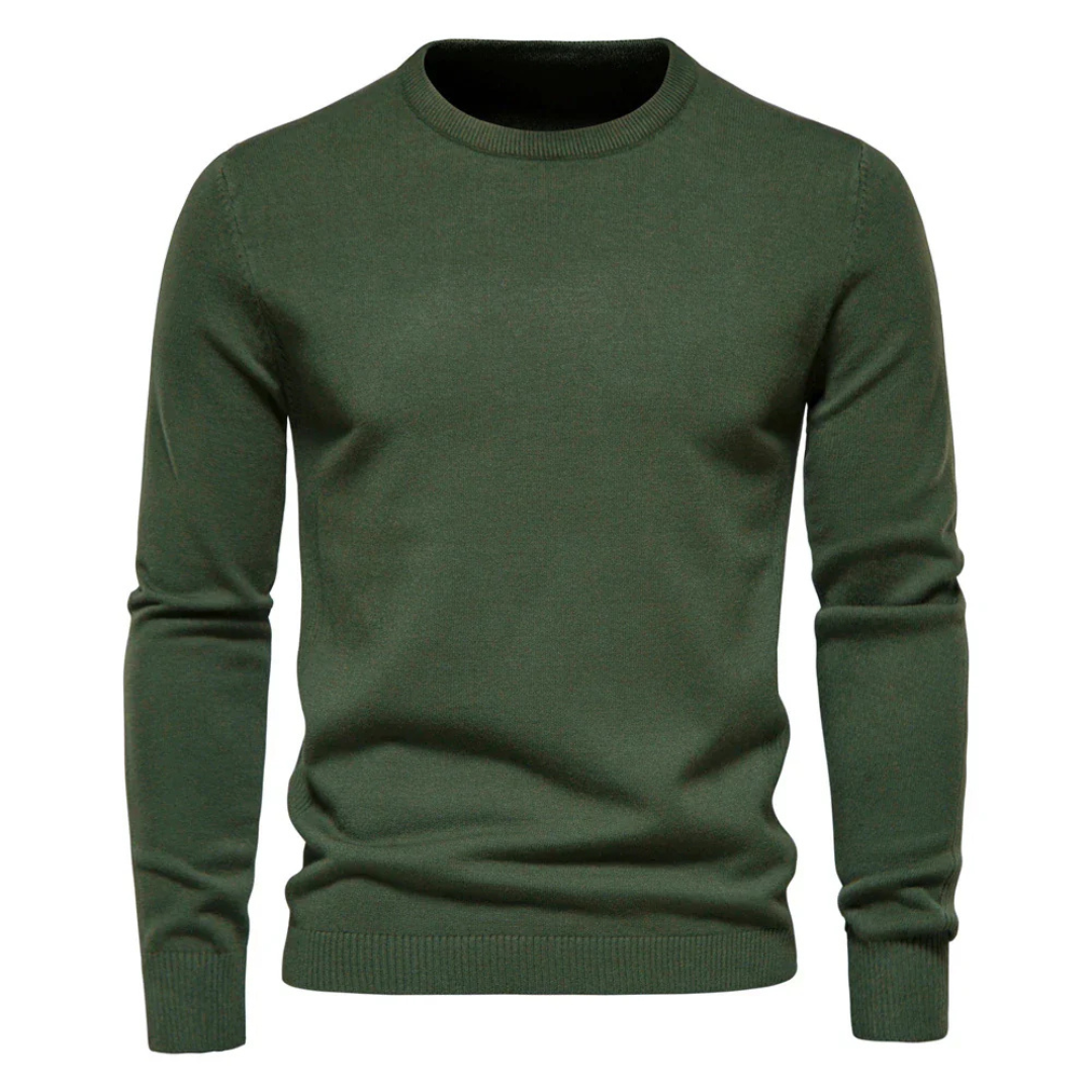 Pull Homme en Maille Élégante Premium – Col Rond Décontracté
