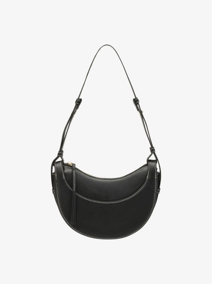Sac bandouliere courbe femme avec pampille - Pratique et elegant