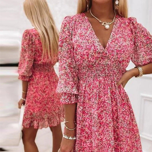 Elegant floral dress for women – Chic and casual style for summer parties