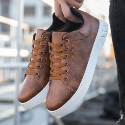 Baskets en Cuir Élégantes pour Homme – Chaussures Décontractées à Lacets