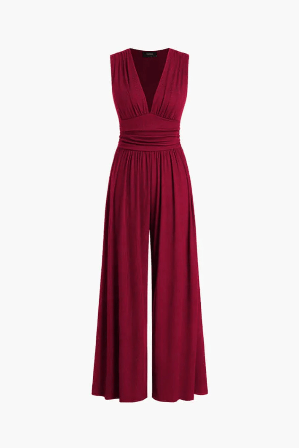 Combinaison Femme Élégante Moderne - Col Découpe V Chic