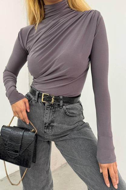 Women's long-sleeved base layer top - Simple and soft