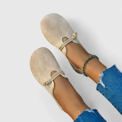 Ballerines femme bohèmes – Plates et élégantes à détail corde