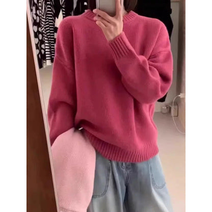 Pull Femme Oversize Luxueux – Jumper Coupe Ample en Mélange de Mohair