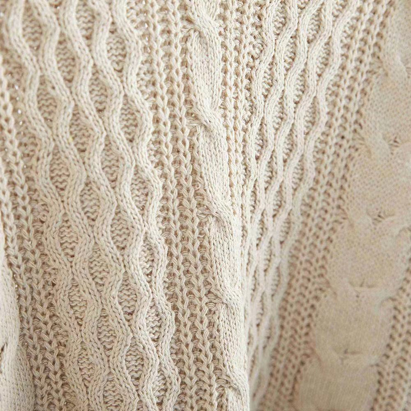 Pull epais femme torsade - Chaud et decontracte