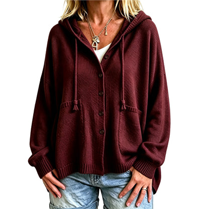 Top corto da donna con cappuccio e coulisse - Sportivo e casual