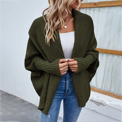 Gilet en maille ample pour femme