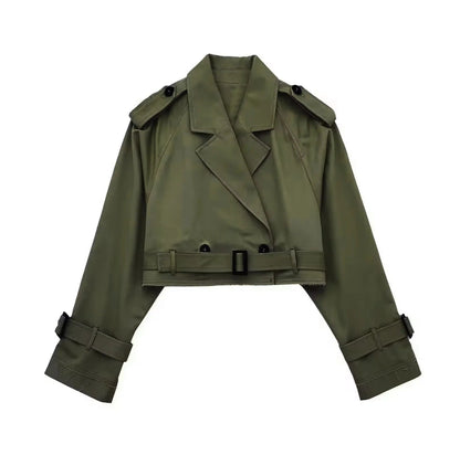 Trench Court Femme