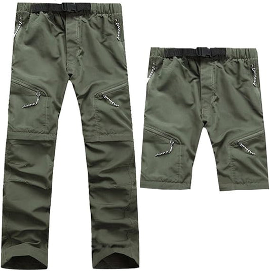 Men's Outdoor Trousers Quick-Drying and Durable – Breathable Trousers with Zipped Legs