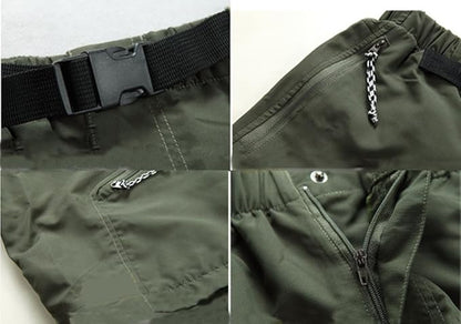 Pantalon de Plein Air Homme Séchant Rapidement et Durable – Pantalon Respirant à Jambes Zippées