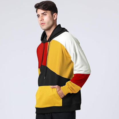 Sweat à Capuche Coloré Moderne et Stylé pour Homme